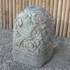 Product image 8 of the product “Balinese Stand for Umbrella or Flag - Old Style - Made from cement and taro sand, several parts, Approx. 50cm height ”